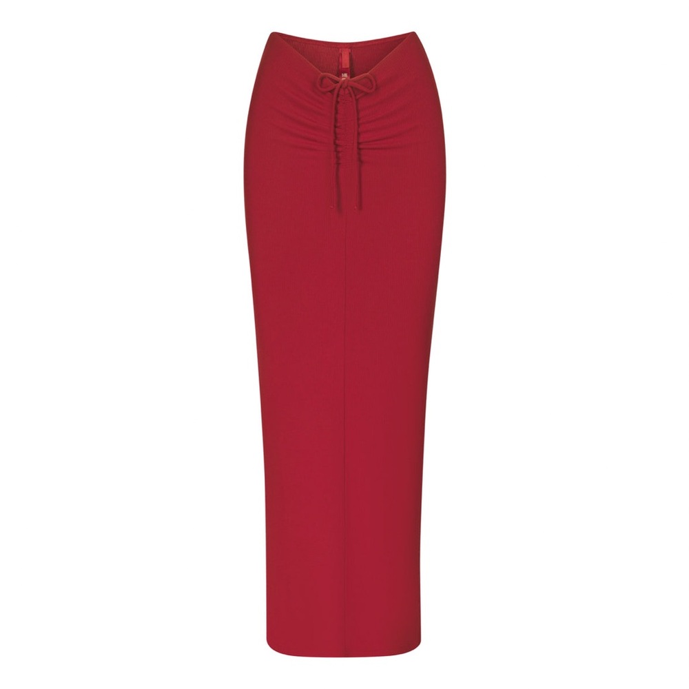 SKIMS soft lounge ruched skirt